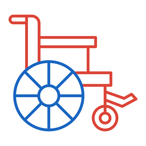wheel chair Generic color outline icon