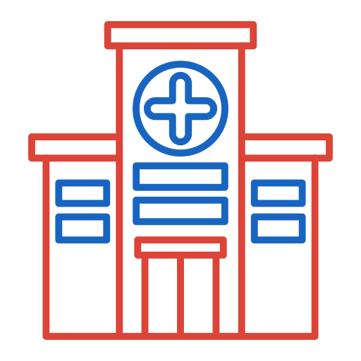 Hospital building Generic color outline icon