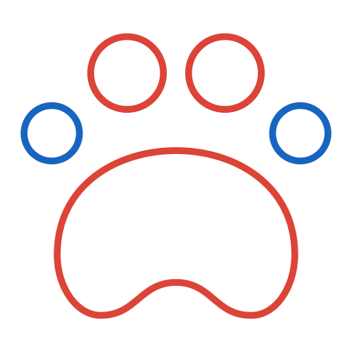 Paw print Generic color outline icon