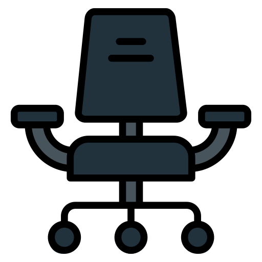 Office chair Generic color lineal-color icon