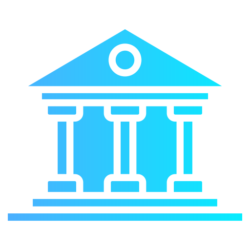 bank Generic gradient fill icoon