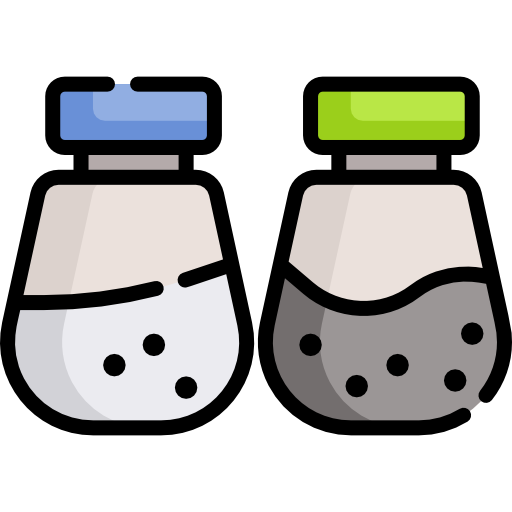 Salt and pepper Special Lineal color icon