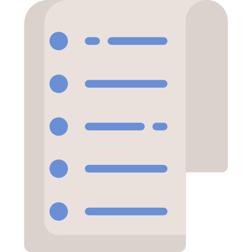 List Special Flat icon