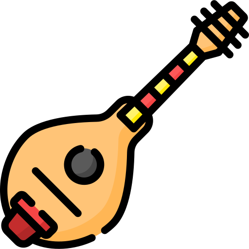 mandolina Special Lineal color icono