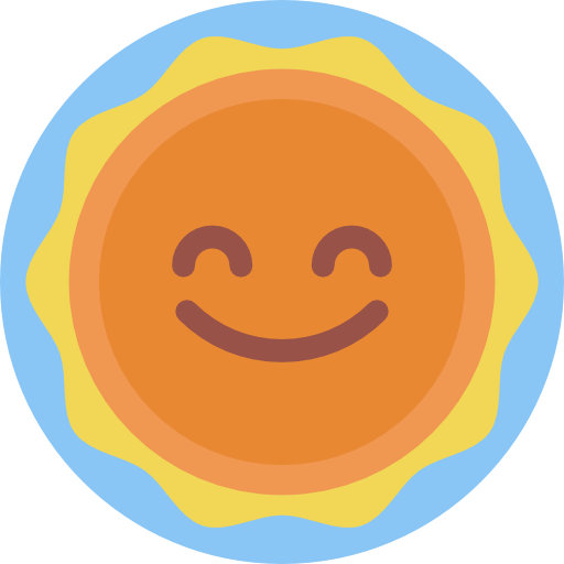 zon Detailed Flat Circular Flat icoon