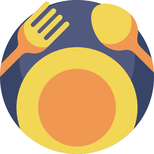 식기 Detailed Flat Circular Flat icon