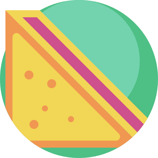 Бутерброд Detailed Flat Circular Flat иконка