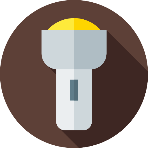taschenlampe Flat Circular Flat icon