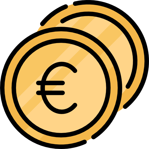 euro Special Lineal color icono
