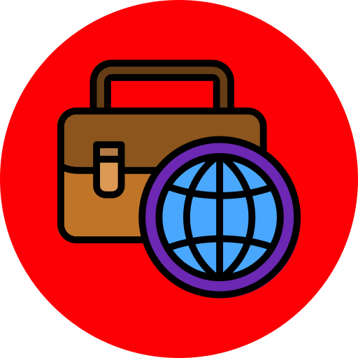 국제 비즈니스 Generic color lineal-color icon