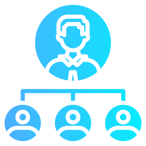 Hierarchy Generic gradient fill icon