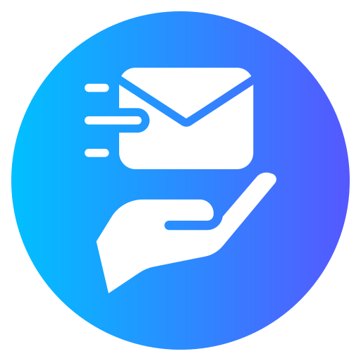 Send Mail Generic gradient fill icon