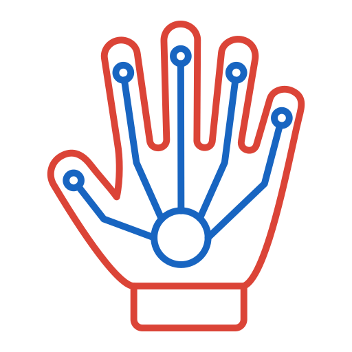 Проволочные перчатки Generic color outline иконка