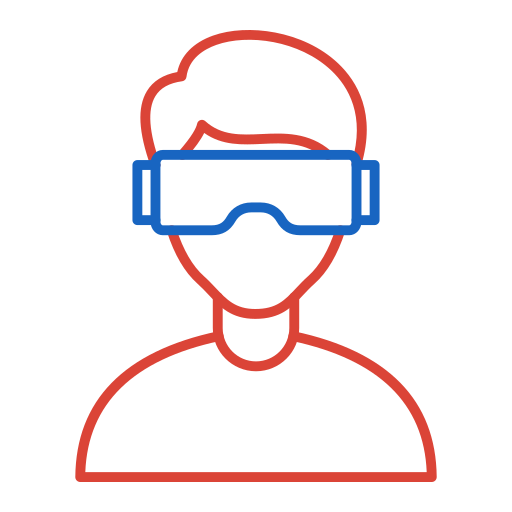 virtual reality Generic color outline icon