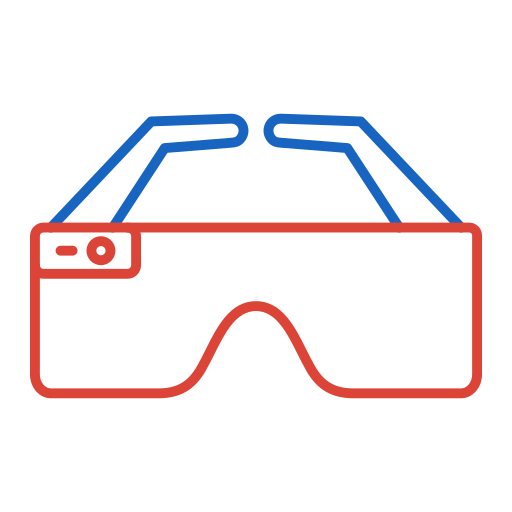 Smart glasses Generic color outline icon