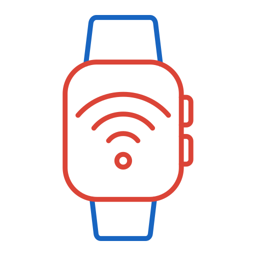 slimme horloge Generic color outline icoon