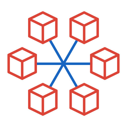 block chain Generic color outline icono