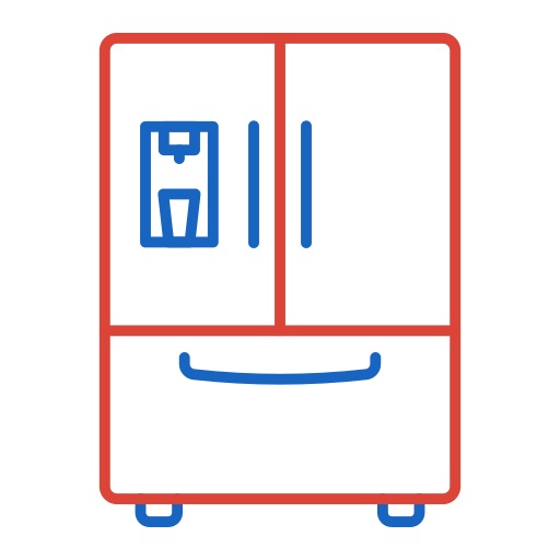 Холодильник Generic color outline иконка