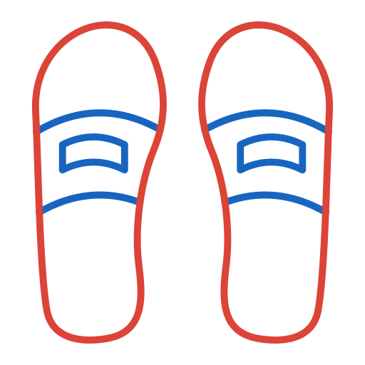 pantofelek Generic color outline ikona