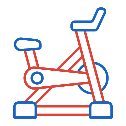 Велотренажер Generic color outline иконка