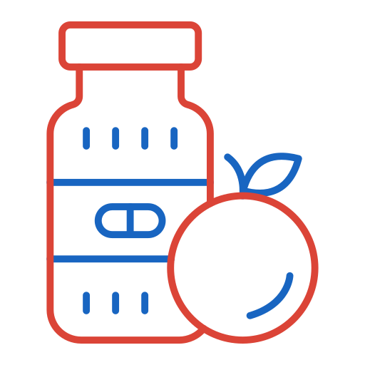 Vitamins Generic color outline icon