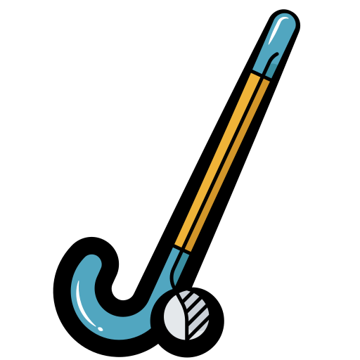 hockey Generic color hand-drawn icono