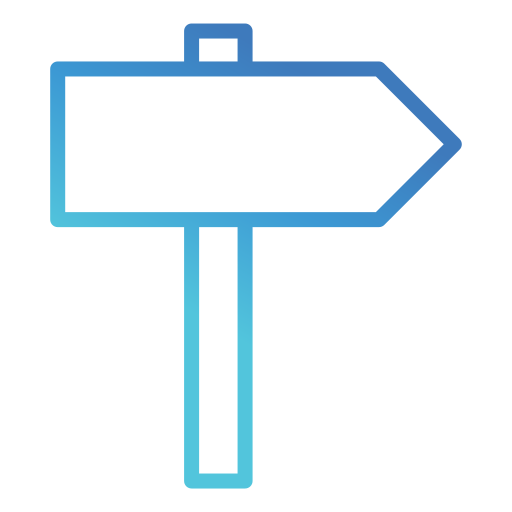 Road sign Generic gradient outline icon