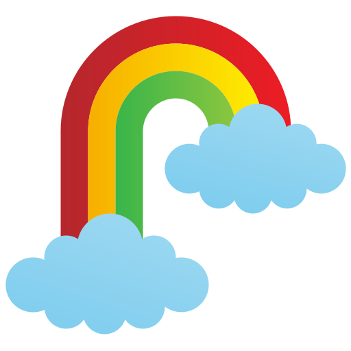 arcoíris Generic gradient fill icono