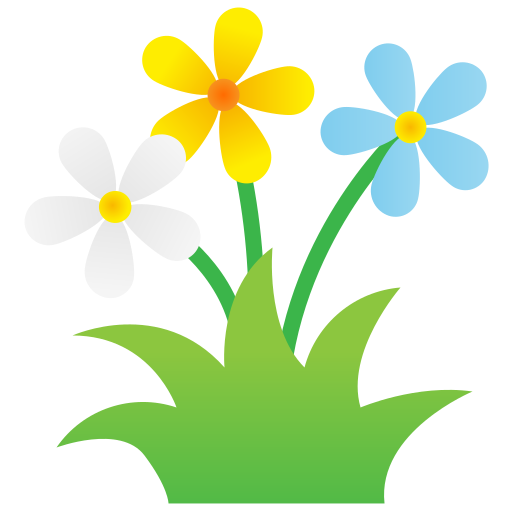 bloemen Generic gradient fill icoon