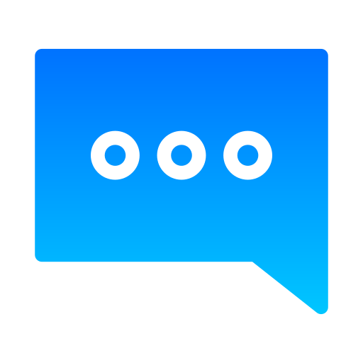 Chat Balloon Generic gradient fill icon