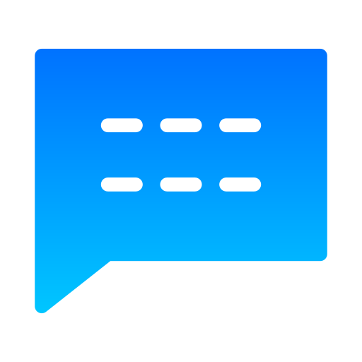 Chat Balloon Generic gradient fill icon