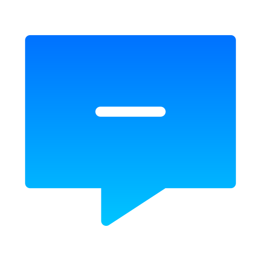 chat-sprechblase Generic gradient fill icon