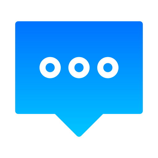 chat-sprechblase Generic gradient fill icon