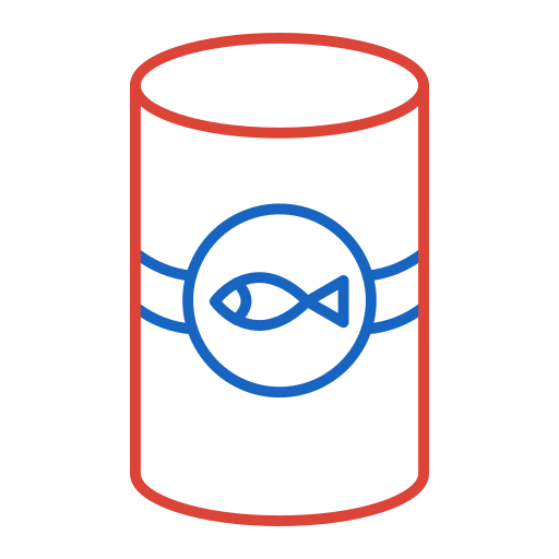 Canned food Generic color outline icon