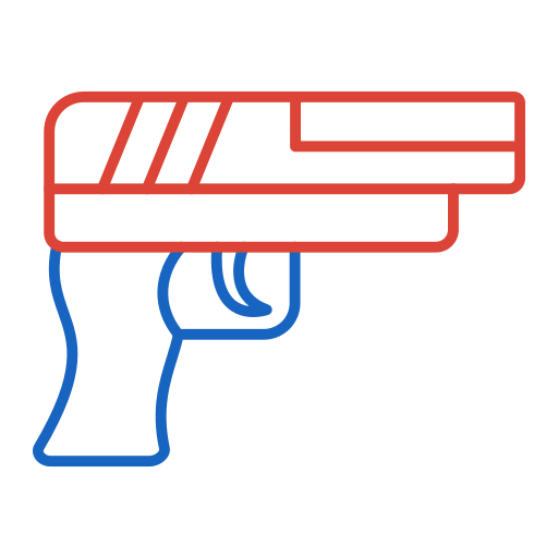 pistola Generic color outline icono