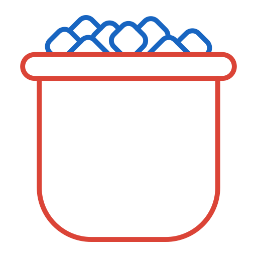 Ice Bucket Generic color outline icon
