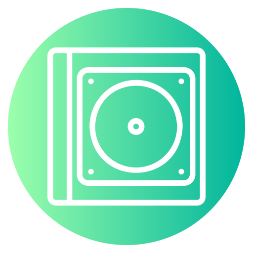 disco compacto Generic gradient fill icono
