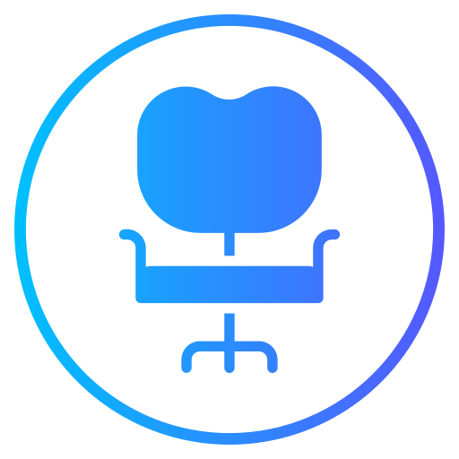 Desk Chair Generic gradient fill icon