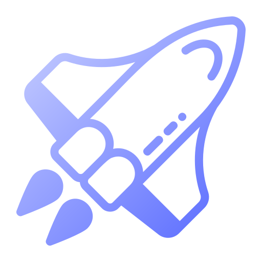 Space craft Generic gradient fill icon
