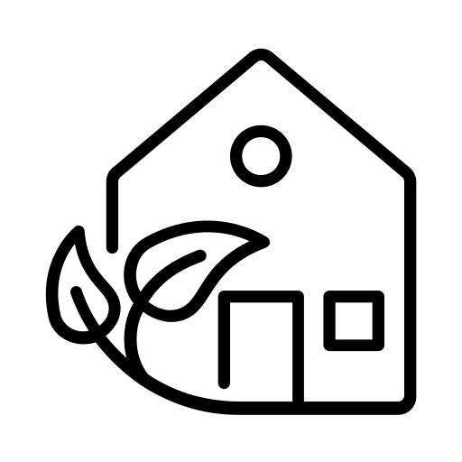 그린홈 Generic black outline icon