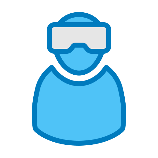 Virtual Reality Generic color lineal-color icon