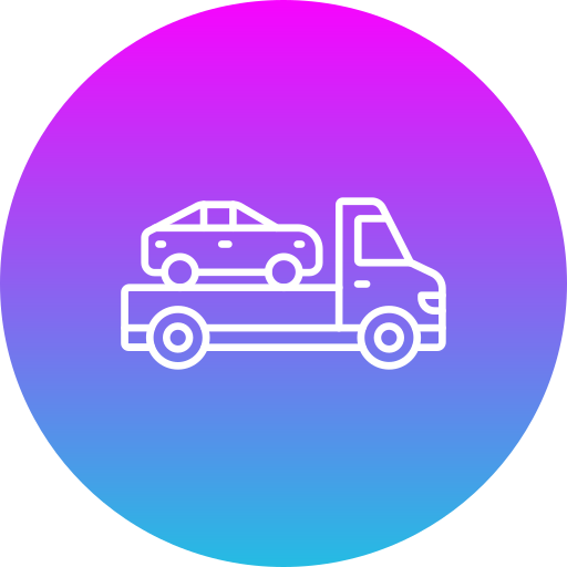 Tow truck Generic gradient fill icon