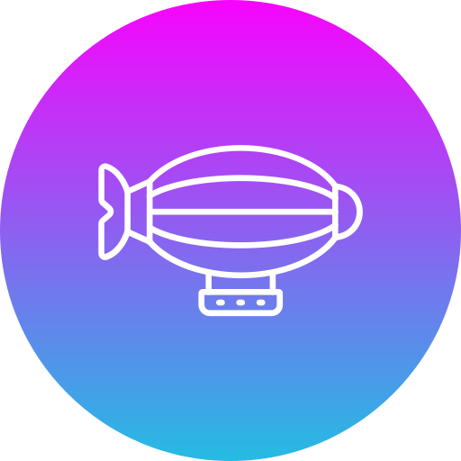 Airship Generic gradient fill icon