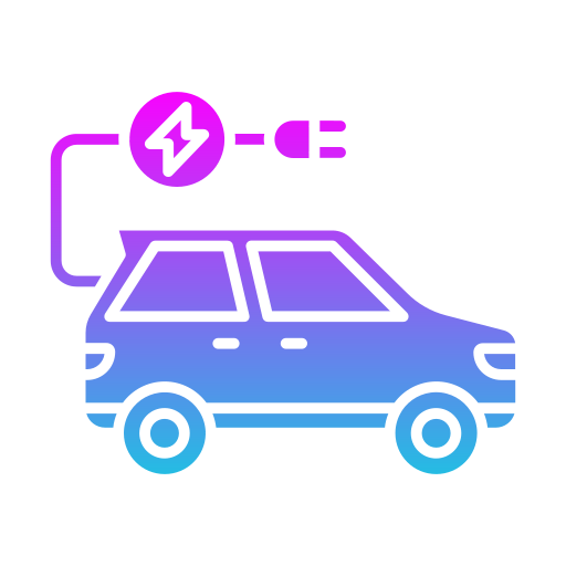 Electric car Generic gradient fill icon