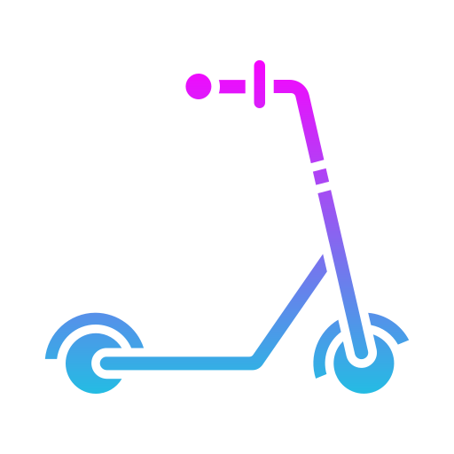 Kick scooter Generic gradient fill icon