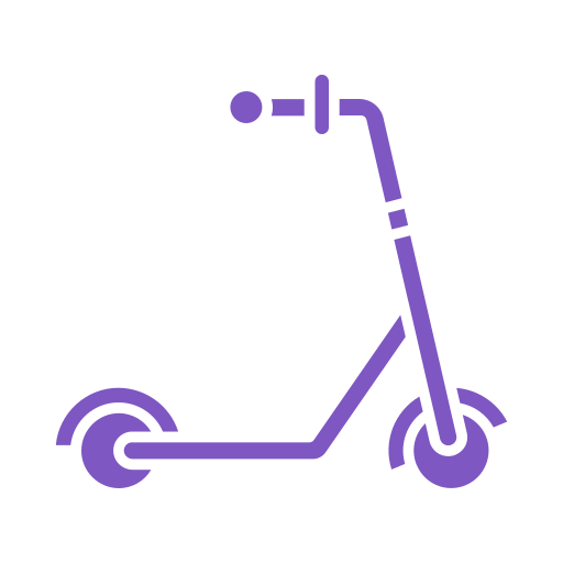 Kick scooter Generic color fill icon