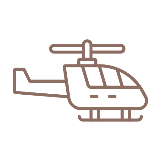 헬리콥터 Generic color outline icon