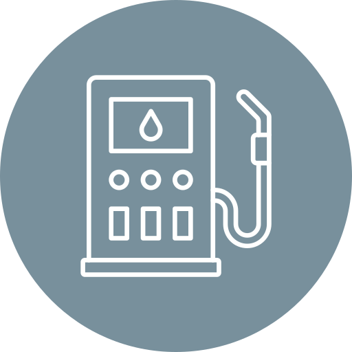가솔린 펌프 Generic color fill icon