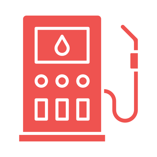 가솔린 펌프 Generic color fill icon
