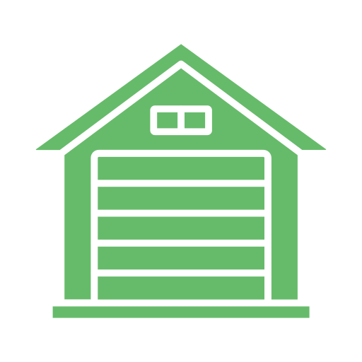 Garage Generic color fill icon